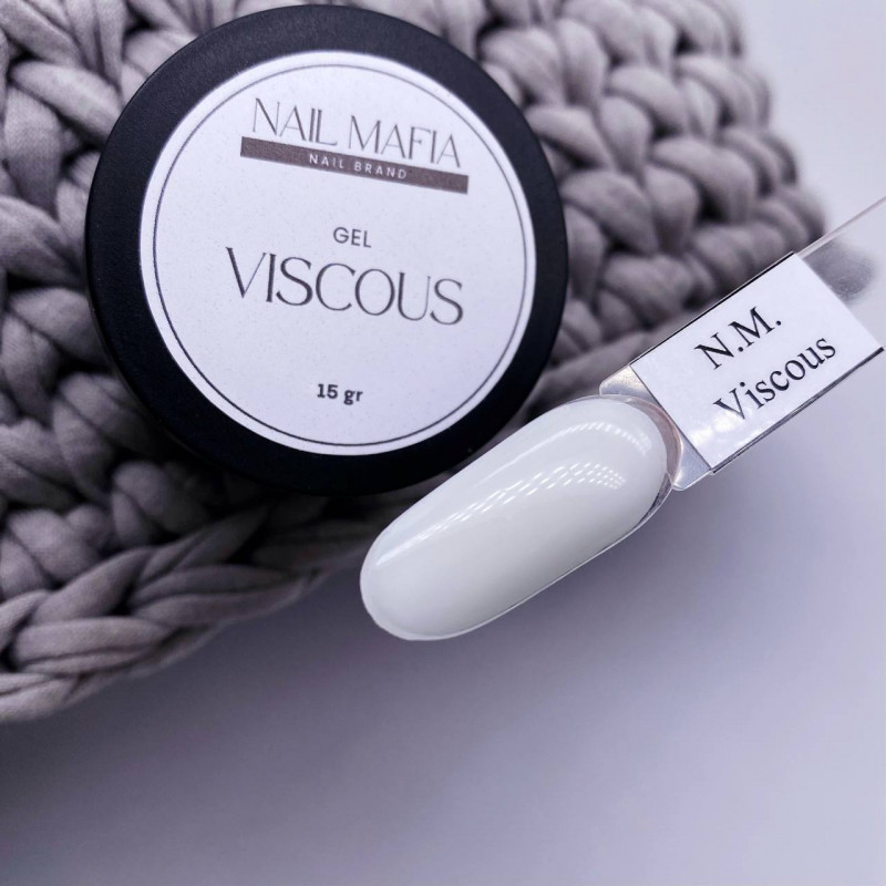 Неил Мафия Гель для выкладного френча 15гр "Viscous gel White"