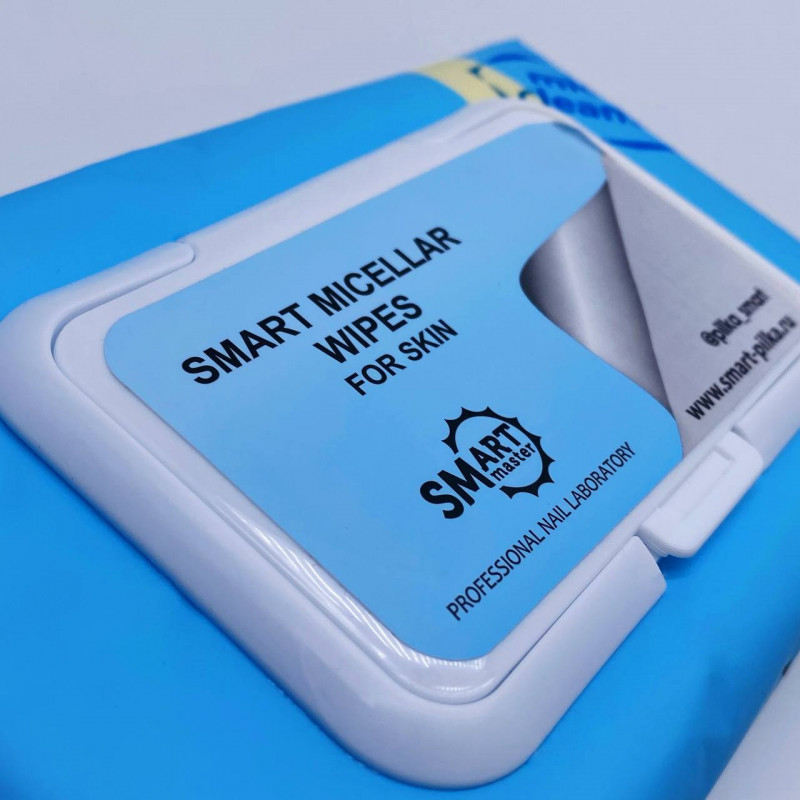 Смарт Влажные мицеллярные салфетки 50шт "Smart micellar wipes"